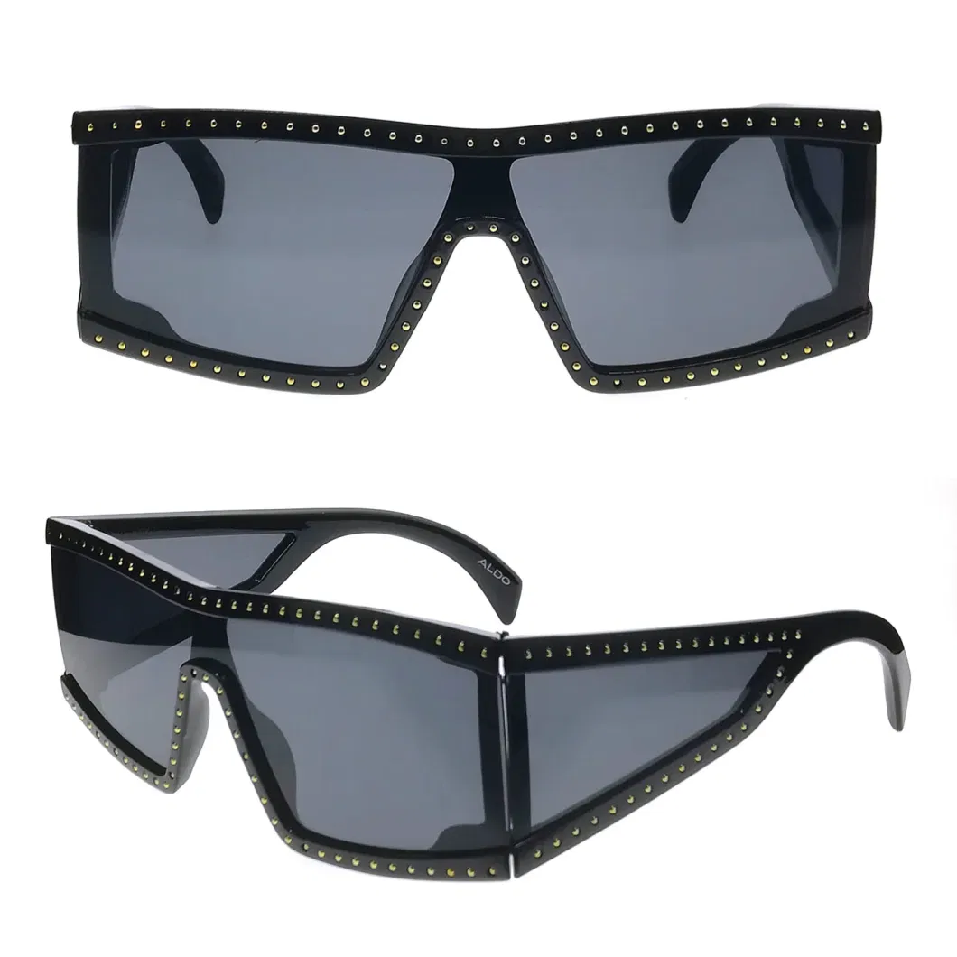 One-Lens Cool Trendy Sunglasses with Side Lens